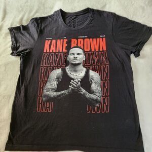 Kane Brown Drunk Or Dreaming 2023 Black Tshirt With 2 Sided Graphics Size XXL